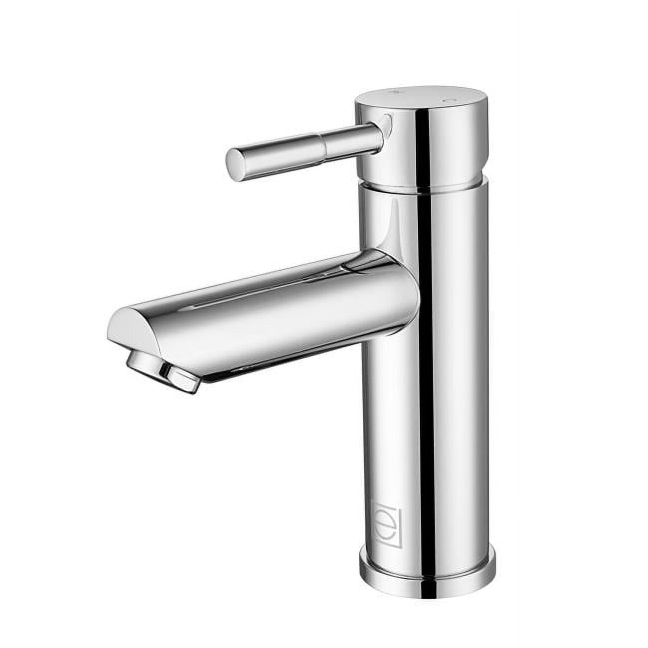 Mia Chrome Single-Handle Single-Hole Bathroom Faucet