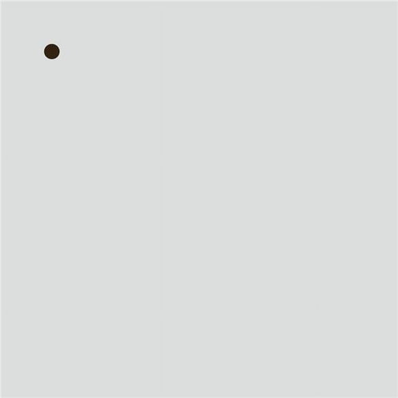 Elegant Kitchen & Bath ST-105 6 in. Stone Finish Sample, Ivory White Engineered Marble