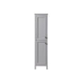 thumbnail image 1 of Elegant Kitchen and Bath 16 Inch Wide Bathroom Linen Storage Freestanding Cabinet In Grey, 1 of 10
