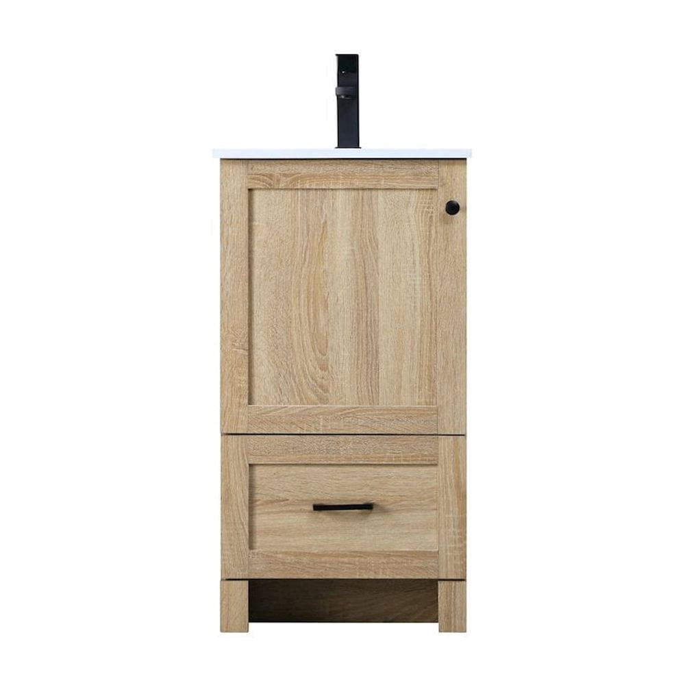 Elegant Kitchen and Bath 18 Inch Single Bathroom Vanity In Mango Wood