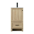 thumbnail image 1 of Elegant Kitchen and Bath 18 Inch Single Bathroom Vanity In Mango Wood, 1 of 7