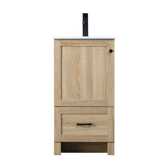 Elegant Kitchen and Bath 18 Inch Single Bathroom Vanity In Mango Wood