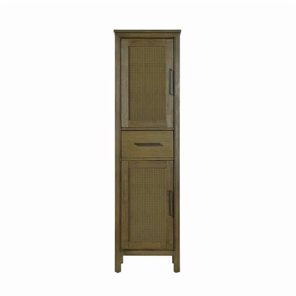 Elegant Kitchen & Bath SC295A20HO 20 in. Alina Bath Storage Cabinet, Hazel Oak