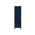 thumbnail image 1 of Elegant Kitchen and Bath 20 Inch Wide Bathroom Linen Storage Freestanding Cabinet In Blue, 1 of 10