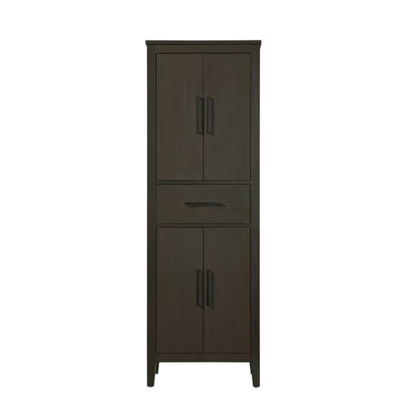 Elegant Kitchen & Bath SC293A24MMB 24 in. Millie Bath Storage Cabinet, Mocha Brown