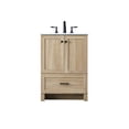 thumbnail image 1 of Elegant Lighting VF2824MW Matthus 24" Free Standing Single Basin Vanity Set - Mango Wood, 1 of 7