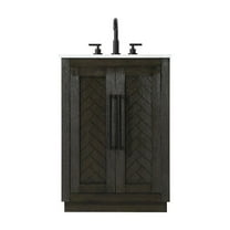 Elegant Kitchen and Bath 24 inch Single Bathroom Vanity in Chocolate Oak