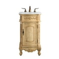 thumbnail image 1 of Elegant Kitchen and Bath 24 inch Single Bathroom vanity in Antique Beige, 1 of 13