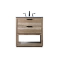 thumbnail image 1 of Elegant Lighting VF19230NT Larkin 30" Free Standing Single Basin Vanity Set - Wood, 1 of 7
