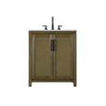 thumbnail image 1 of Elegant Lighting Vf29530 Alina 30" Free Standing Single Basin Vanity Set - Hazel Oak, 1 of 7