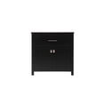 thumbnail image 1 of Elegant Kitchen and Bath 30 Inch Wide Bathroom Storage Freestanding Cabinet In Black, 1 of 10