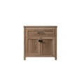 thumbnail image 1 of Elegant Kitchen and Bath 30 Inch Wide Bathroom Storage Freestanding Cabinet In Natural Oak, 1 of 10