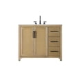 thumbnail image 1 of Elegant Lighting VF29542LO Alina 42" Free Standing Single Basin Vanity Set - Wood, 1 of 7