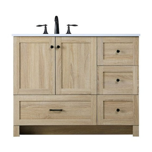 Elegant Kitchen and Bath 42 Inch Single Bathroom Vanity In Mango Wood
