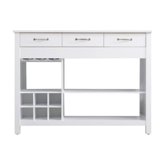 Elegant Kitchen and Bath 48 inch Kitchen Island in White