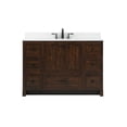 thumbnail image 1 of Elegant Decor Soma 48" MDF Single Bathroom Vanity with Backsplash in Expresso, 1 of 8