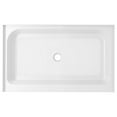 thumbnail image 1 of Elegant Kitchen & Bath STY01-C4832 48 x 32 in. Single Threshold Shower Tray Center Drain, Glossy White, 1 of 10