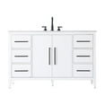 thumbnail image 1 of Elegant Kitchen and Bath 54 Inch Single Bathroom Vanity In White, 1 of 7