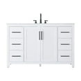 thumbnail image 1 of Elegant Kitchen and Bath 54 Inch Single Bathroom Vanity In White, 1 of 7
