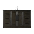 thumbnail image 1 of Elegant Kitchen and Bath 54 inch Single Bathroom Vanity in Chocolate Oak, 1 of 7
