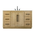 thumbnail image 1 of Elegant Kitchen and Bath 54 inch Single Bathroom Vanity in Linen Oak, 1 of 7