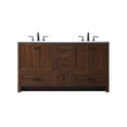 thumbnail image 1 of Elegant Lighting VF2860DEX Soma 60" Free Standing Double Basin Vanity Set - Expresso, 1 of 7
