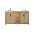 thumbnail image 1 of Elegant Lighting VF29560DLO Alina 60" Free Standing Double Basin Vanity Set - Wood, 1 of 7