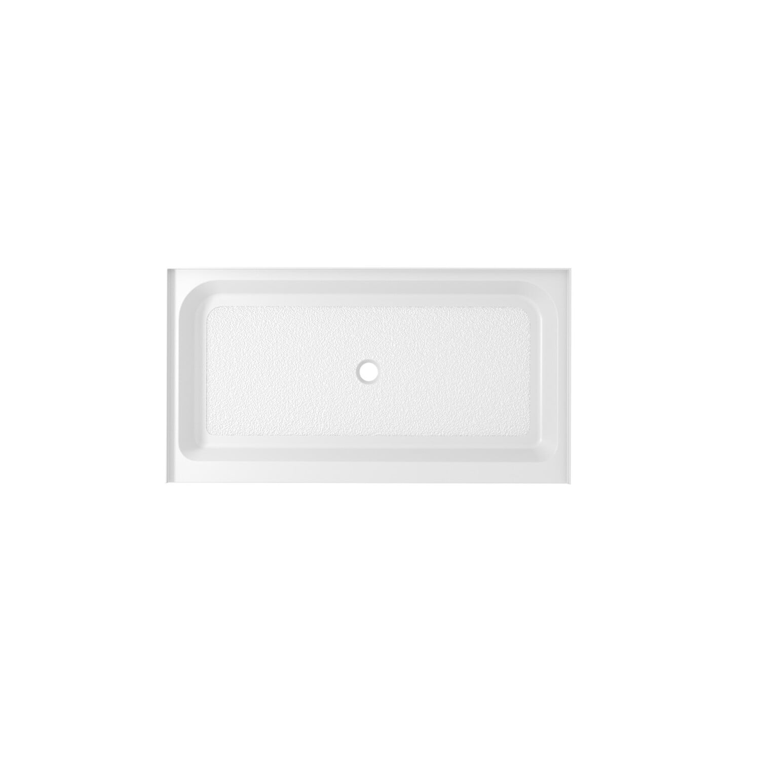 Glossy White 60'' x 32'' Acrylic Rectangular Shower Base