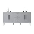 thumbnail image 1 of Elegant Kitchen and Bath 72 inch Double Bathroom Vanity in Grey, 1 of 7