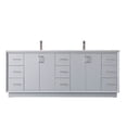 thumbnail image 1 of Elegant Lighting Vf19684d Hayes 84" Free Standing Double Basin Vanity Set - Grey, 1 of 7