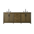thumbnail image 1 of Elegant Lighting VF29584DHO Alina 84" Free Standing Double Basin Vanity Set - Hazel Oak, 1 of 7