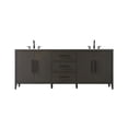 thumbnail image 1 of Elegant Lighting VF29384DMMB Millie 84" Free Standing Double Basin Vanity Set - Brown, 1 of 7
