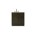 thumbnail image 1 of Elegant Kitchen and Bath Alden 32 Inch Single Bathroom Vanity In Mocha Brown, 1 of 13