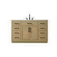 thumbnail image 1 of Elegant Kitchen and Bath Alden 54 inch Single Bathroom Vanity in Honey Brown, 1 of 10