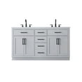 thumbnail image 1 of Elegant Kitchen and Bath Alden 60 Inch Double Bathroom Vanity In Grey, 1 of 13