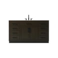 thumbnail image 1 of Elegant Kitchen and Bath Alden 60 inch Single Bathroom Vanity in Mocha Brown, 1 of 10