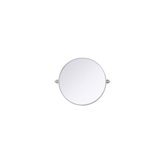 Elegant Kitchen and Bath Amoura 24X24 Pivot Mirror In Silver