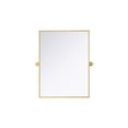 thumbnail image 1 of Elegant Kitchen and Bath Amoura 24X32 Pivot Mirror In Brass, 1 of 15