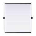 thumbnail image 1 of Elegant Kitchen and Bath Amoura 27X30 Pivot Mirror In Black, 1 of 15