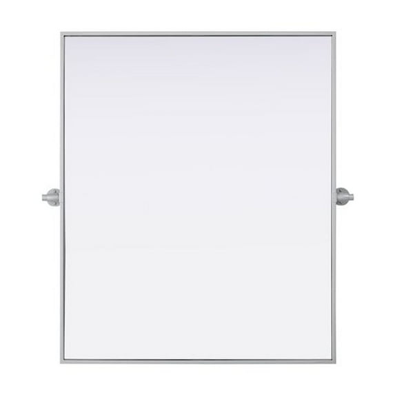 Elegant Kitchen and Bath Amoura 30X36 Pivot Mirror In Silver