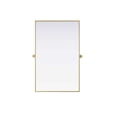 thumbnail image 1 of Elegant Kitchen and Bath Amoura 48x30 Pivot Mirror in Brass, 1 of 8