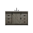 thumbnail image 1 of Elegant Kitchen and Bath Austin 54 inch Single Bathroom Vanity in Rustic Grey, 1 of 10