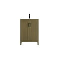 thumbnail image 1 of Elegant Kitchen and Bath Finnley 24 Inch Single Bathroom Vanity In Chestnut Brown, 1 of 13