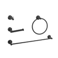 thumbnail image 1 of Freya 4-Piece Bathroom Hardware Set in Matte Black, 1 of 2
