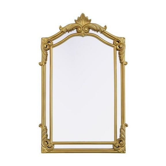 Elegant Kitchen and Bath Madeline 28.5X36 Traditional Mirror In Gold Leaf