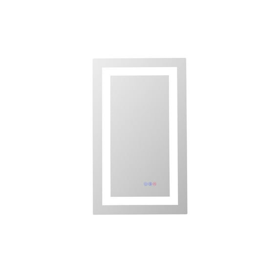 Elegant Kitchen and Bath Riven 30X18 Led Mirror, Adjustable Color 3000K/4200K/6400K