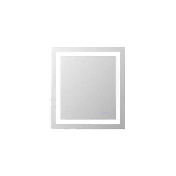 Elegant Kitchen and Bath Riven 30X27 Led Mirror, Adjustable Color 3000K/4200K/6400K