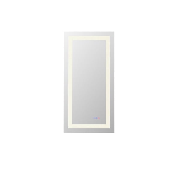 Elegant Kitchen and Bath Riven 40X20 Led Mirror, Adjustable Color 3000K/4200K/6400K