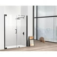 thumbnail image 1 of Elegant Kitchen & Bath SD404-6072MBK 60 x 72 in. Flynn Semi-Frameless Hinged Shower Door, Matte Black, 1 of 3