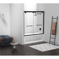 thumbnail image 1 of Elegant Kitchen & Bath TD333-6060MBK 60 x 2.36 x 60 in. Tub Door - Matte Black, 1 of 1